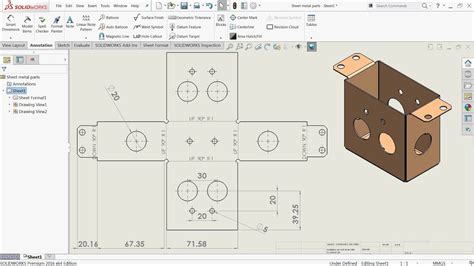 sheet metal box solidworks 2017|solidworks sheet metal drawing pdf.